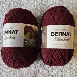 Bernat Blanket Yarn Plum Ea 10.5 Oz